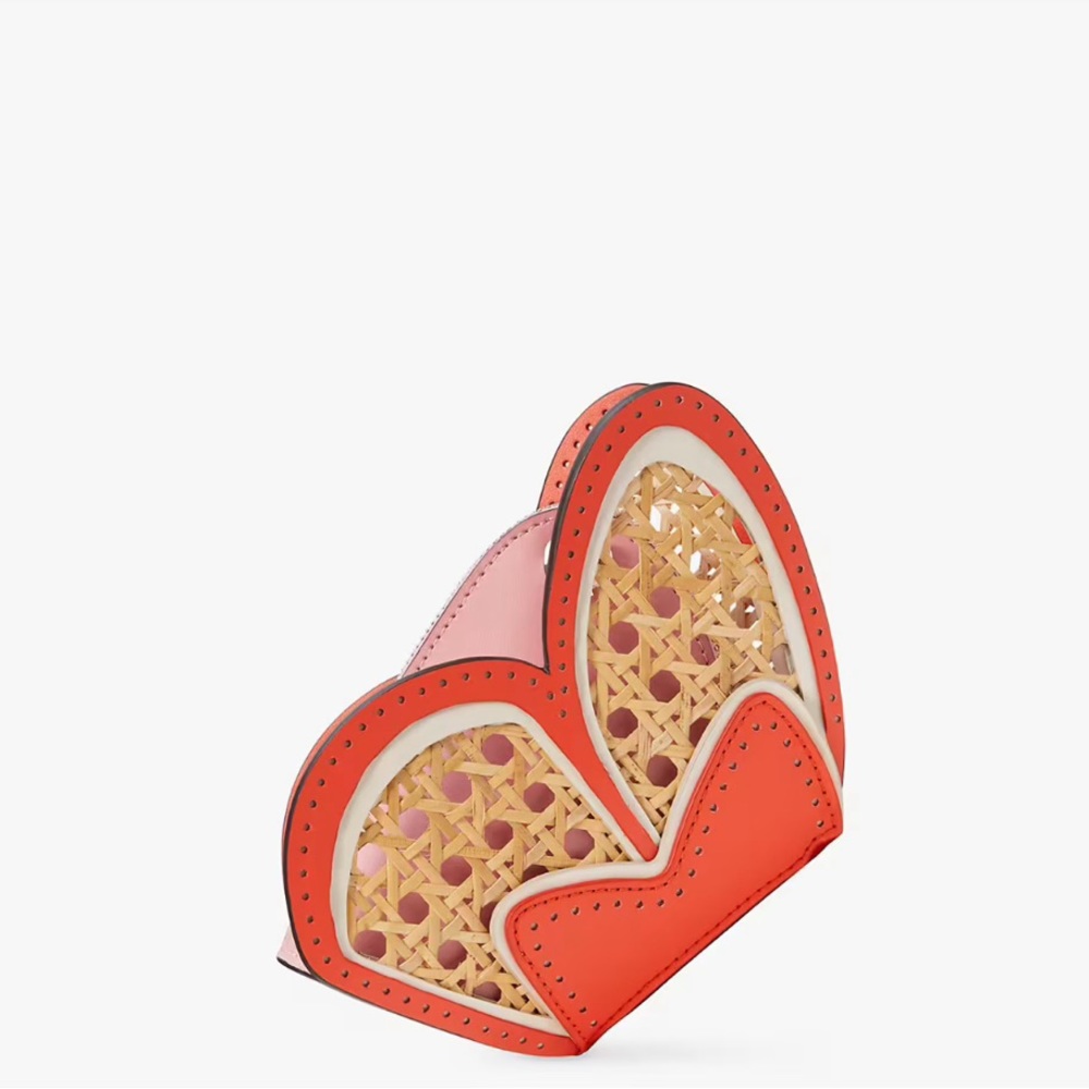 Kate Spade WING IT Wicker Butterfly Coin Purse with a chain ♠️🦋🎁